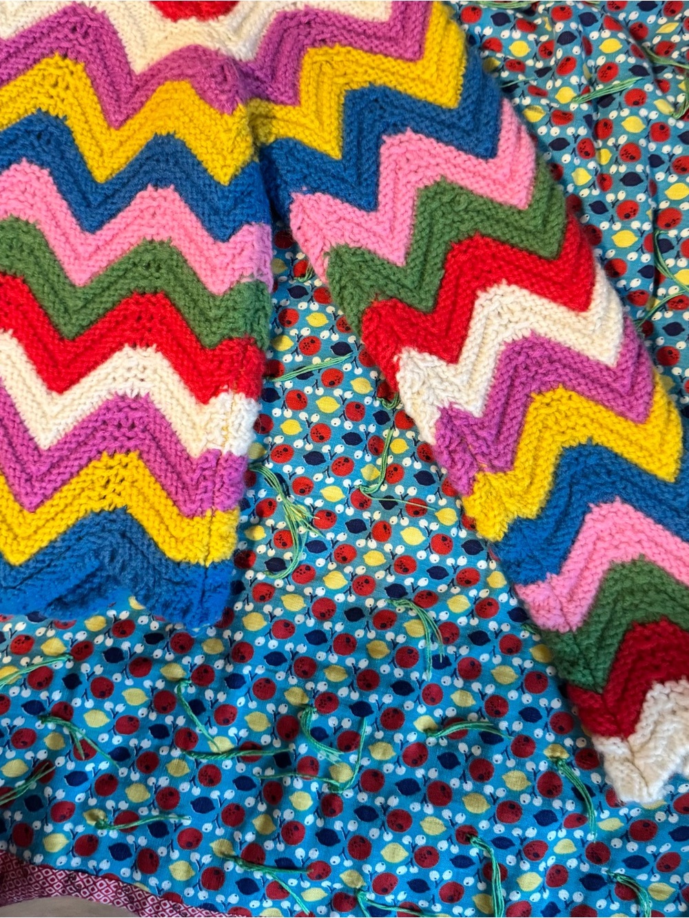 BODEN NWT Chevron Multicolor Knit Jacket Wool/Angora Goat Mohair Blend - Picture 7 of 16